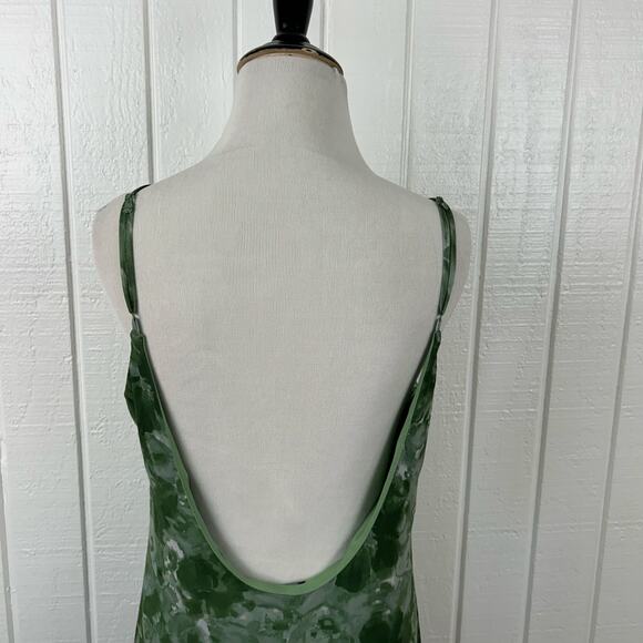 Trixxi Women Maxi Dress Sleeveless Green Backless Bodycon Holiday Party Size XL - Picture 9 of 9